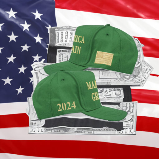 Trump 2024 St Paddy's Day Hat Caps