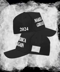Trump MAGA 2024 Black Hats Back