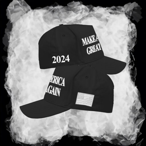 Trump MAGA 2024 Black Hats Back