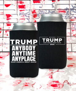 Anybody Anytime Anyplace Trump Maga Beverage Coolers