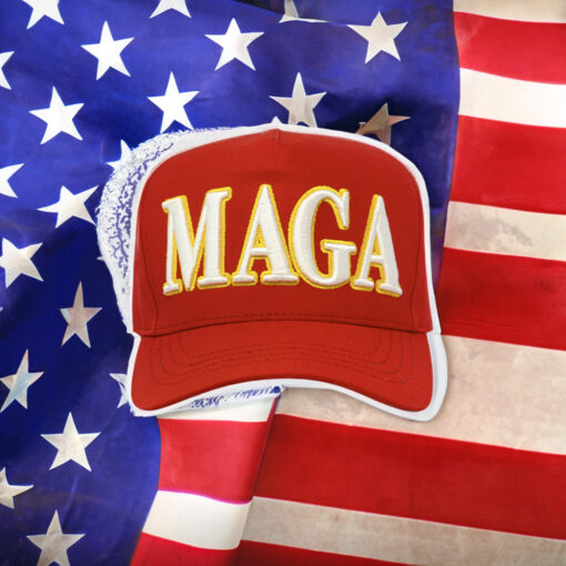 Official Trump Special Edition 3D MAGA Red Gold Hats