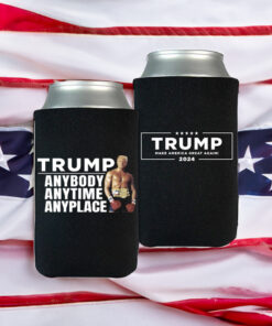 Trump Maga Anybody Anytime Anyplace Black Beverage Coolers
