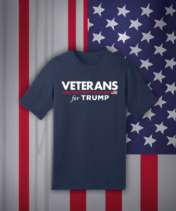 Veterans and Military Families for Trump Navy T-Shirt